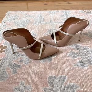 Beautiful Malone Souliers Nude and silver pumps size 37.5